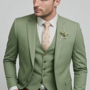 Olive Green Premium Fit Suit