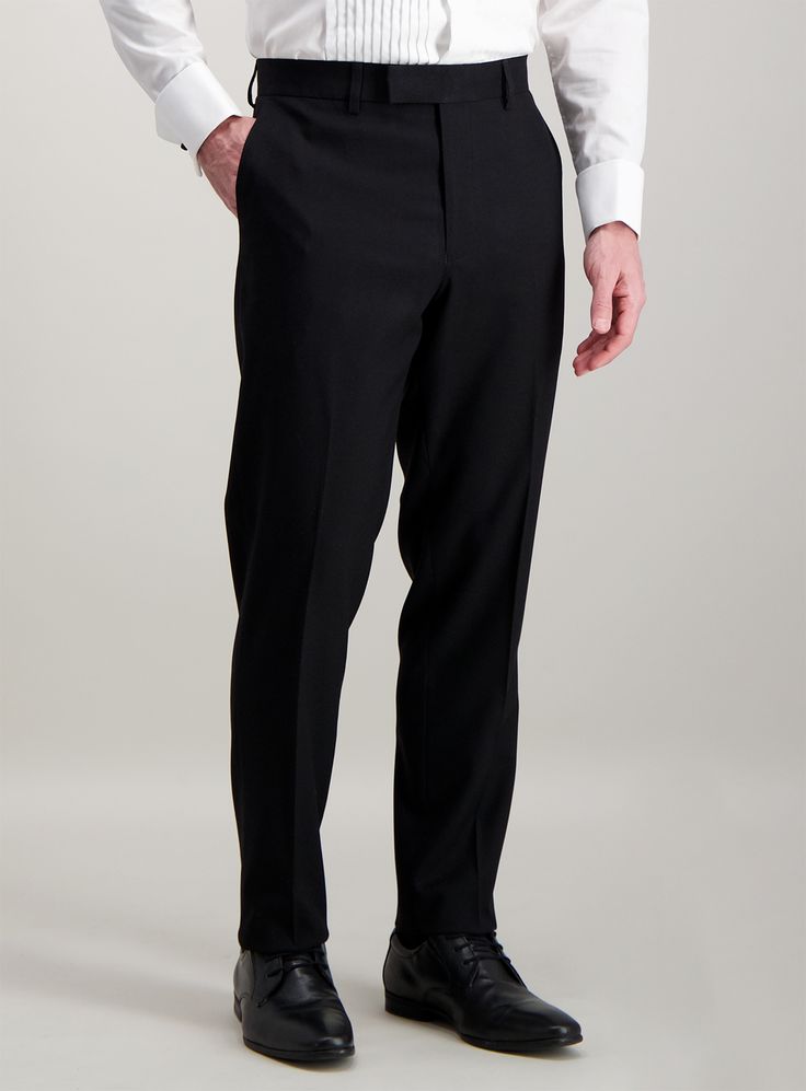 Jet Black Tailored Trouser