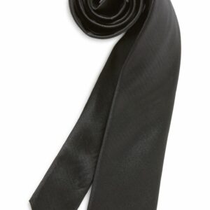 Classic Black Satin Tie