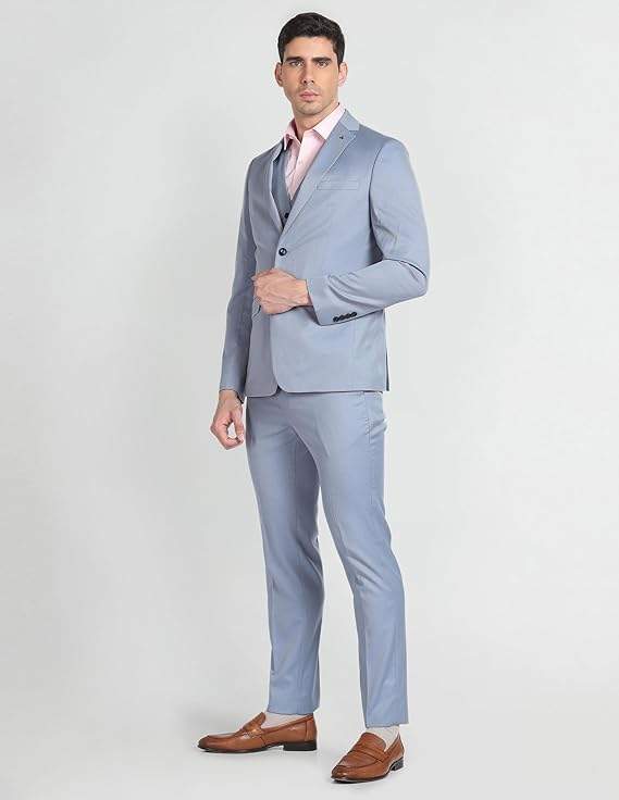 Arrow Men's Polyester Double Breasted Suits - Image 2